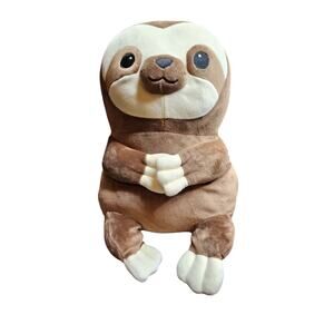 Kobioto Sloth Supersoft Plush Brown Stuffed Animal Toy 15" Hugger Go!